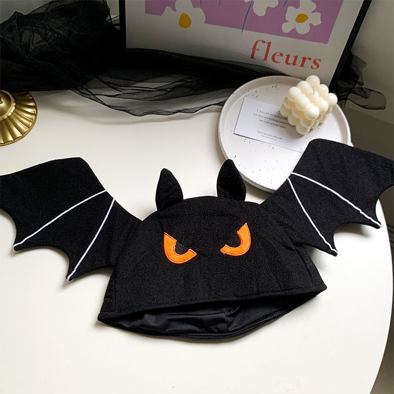 Halloween black bat hat