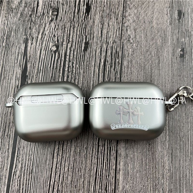 Chrome Hearts Pattern Apple Earphone Protective Case