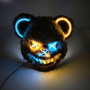 Halloween luminous bear mask