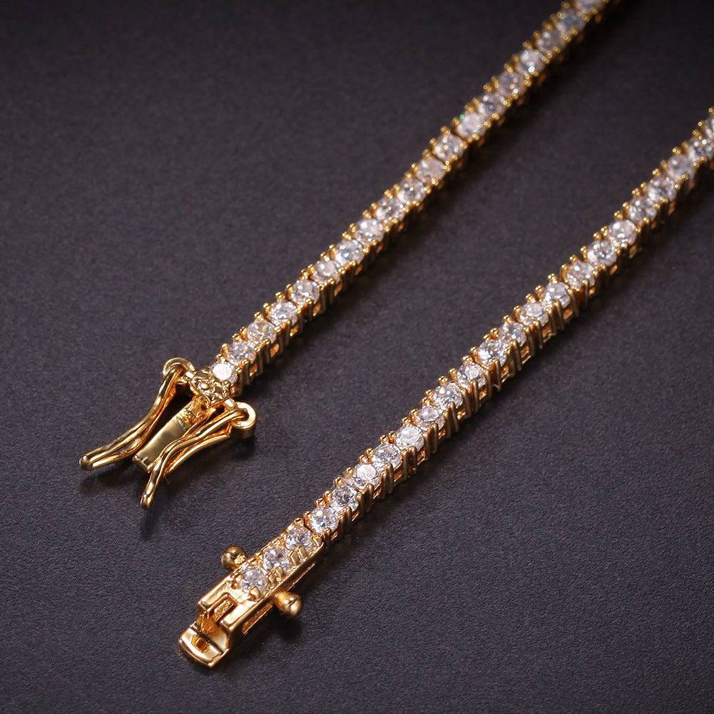 Hip-Hop Zircon Tennis Bracelet