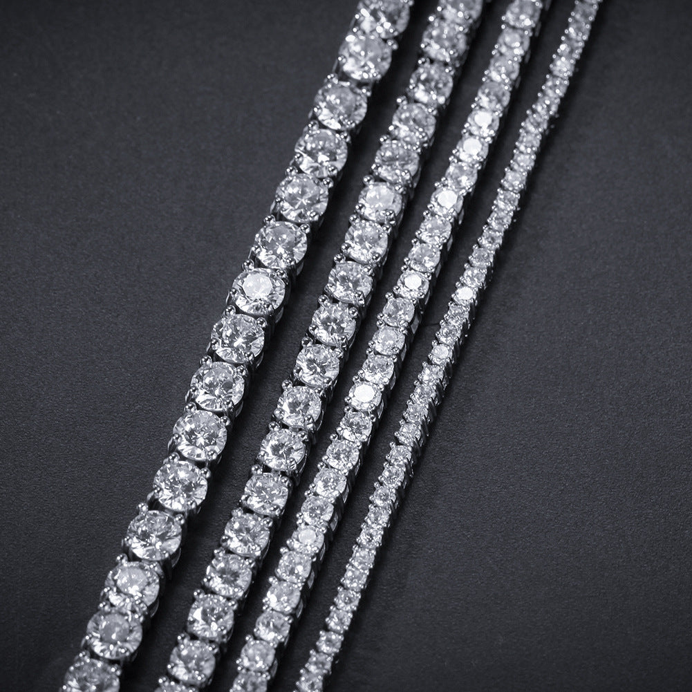 Hip-Hop Zircon Tennis Bracelet