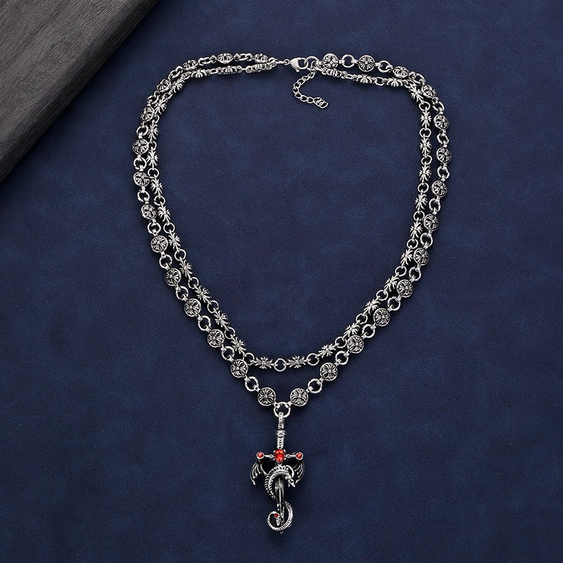 Chrome Hearts Gothic dark pendant