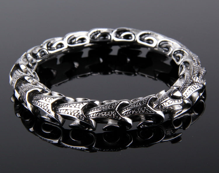 Dragon Bone Stainless Steel Bracelet