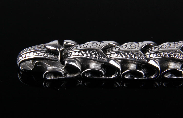 Dragon Bone Stainless Steel Bracelet