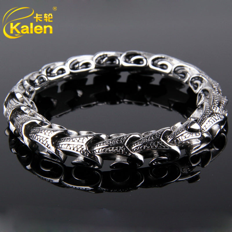 Dragon Bone Stainless Steel Bracelet