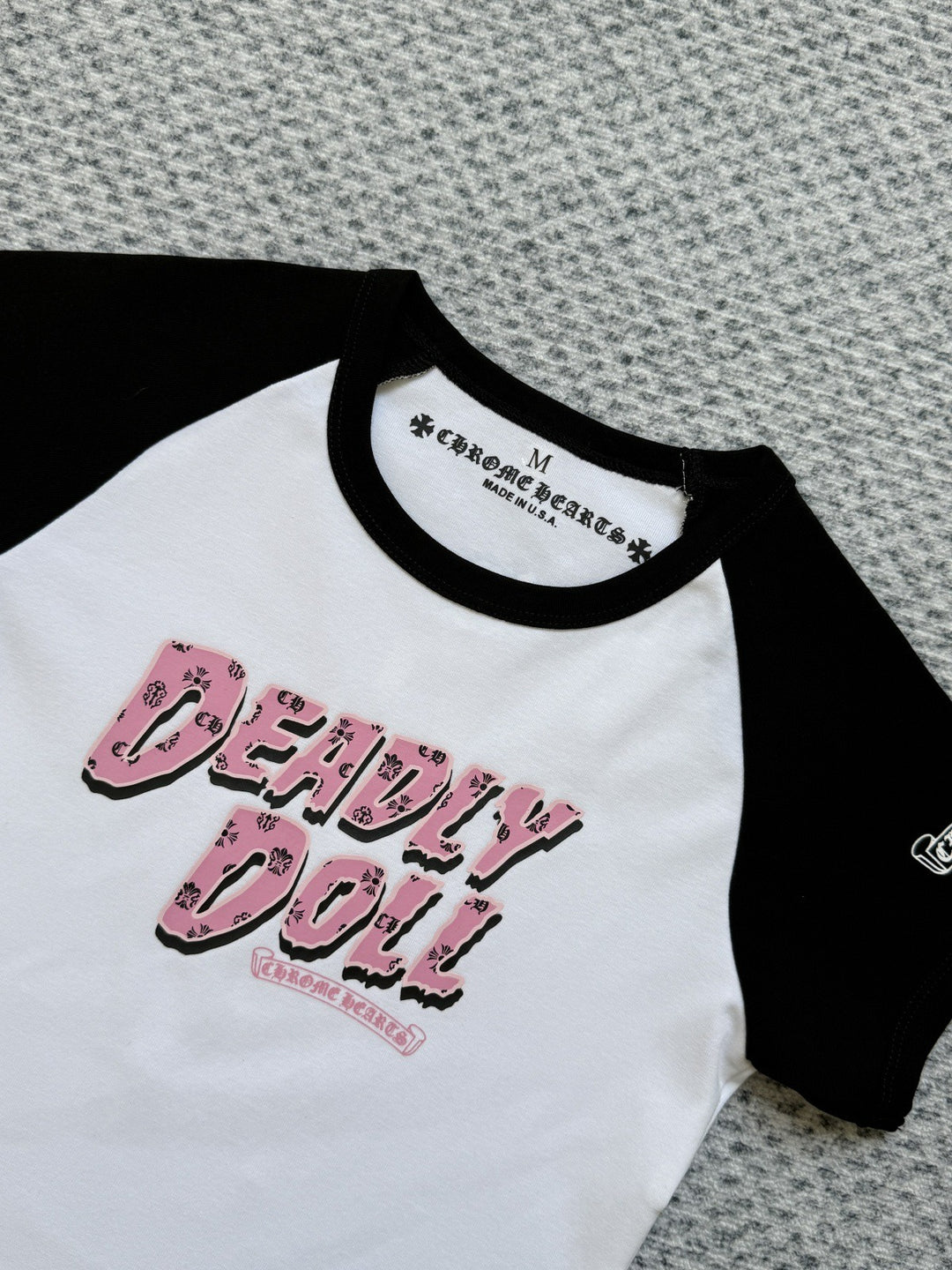 Chrome Hearts deadly doll cartoon goddess print short-sleeved T-shirt