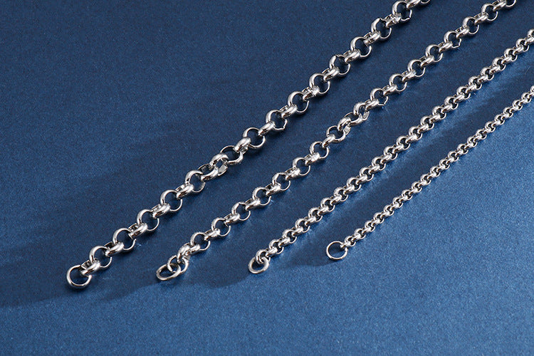 Minimalist punk style round bracelet