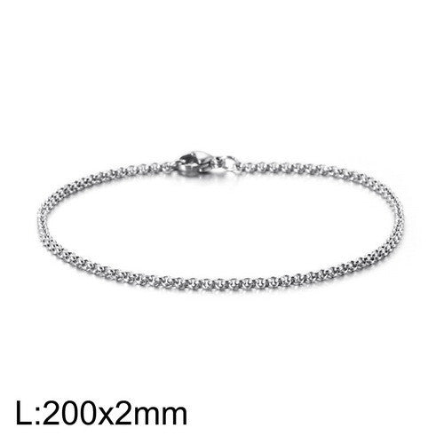 Minimalist punk style round bracelet