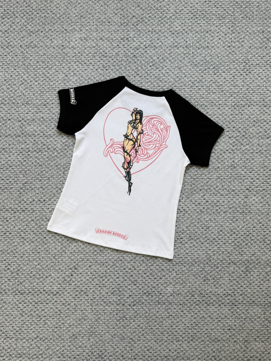 Chrome Hearts deadly doll cartoon goddess print short-sleeved T-shirt
