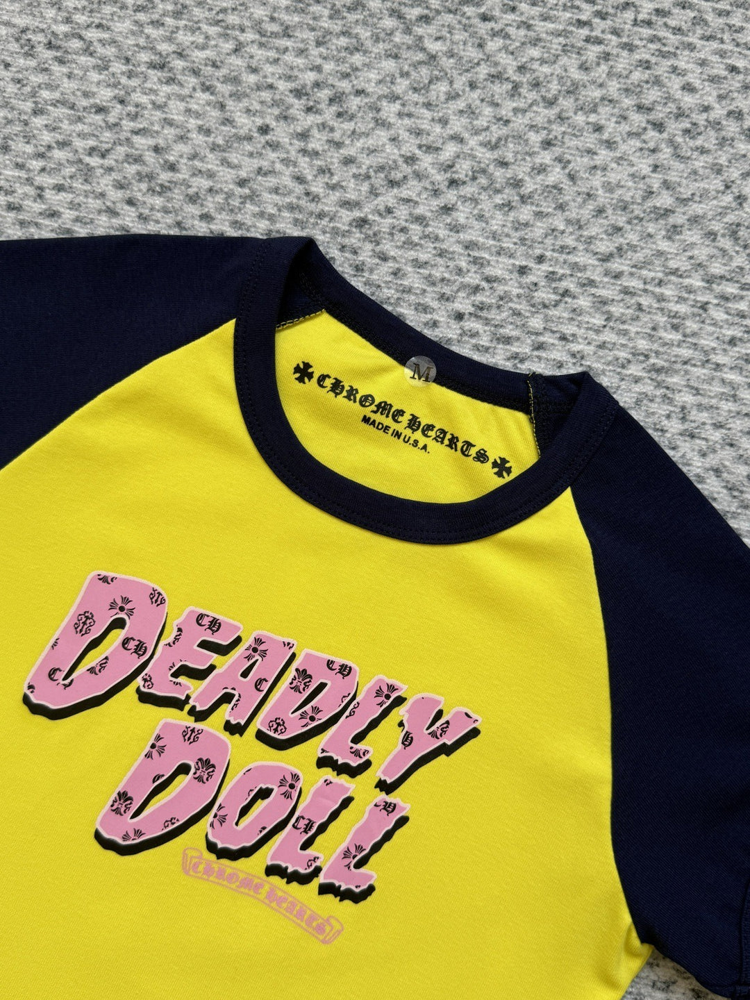 Chrome Hearts deadly doll cartoon goddess print short-sleeved T-shirt