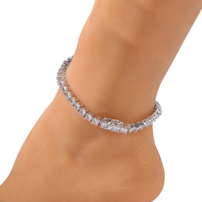 3mm4mm Tennis Chain Diamond Hip Hop One Row Bracelet