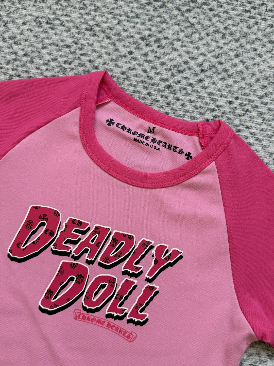 Chrome Hearts deadly doll cartoon goddess print short-sleeved T-shirt