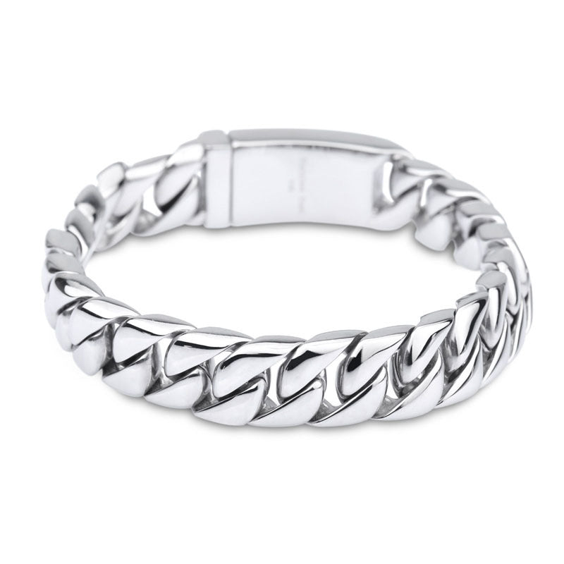 Minimalist titanium steel bracelet