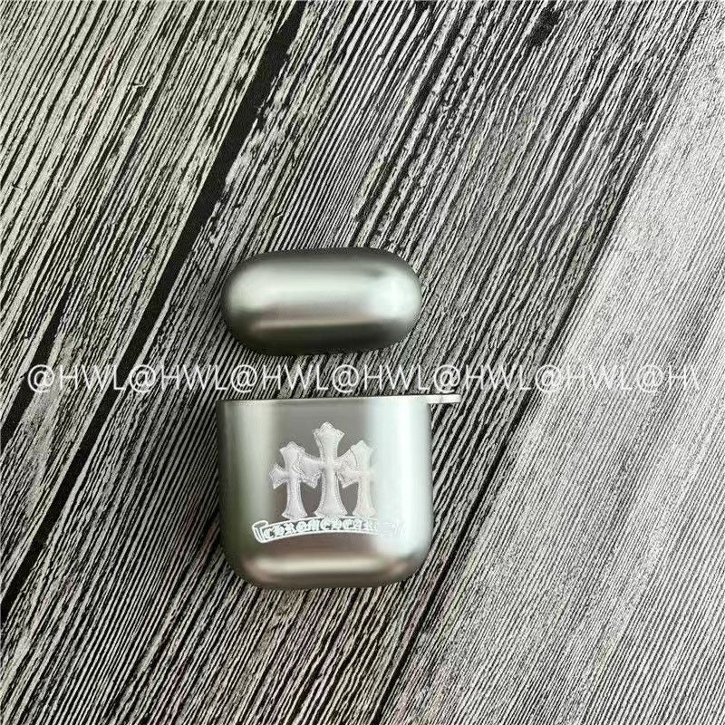 Chrome Hearts Pattern Apple Earphone Protective Case