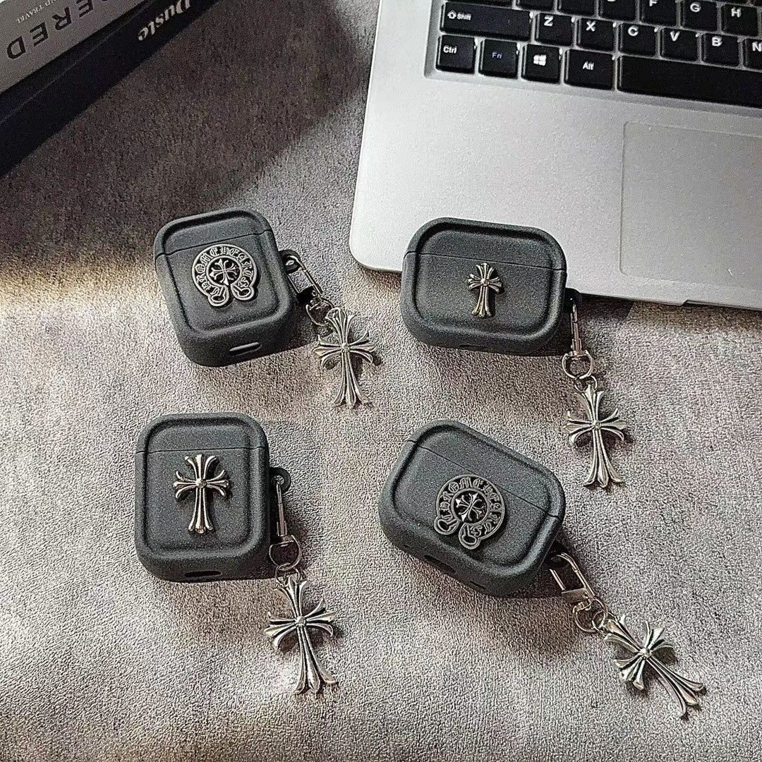 Chrome Hearts Cross Case for Apple Bluetooth Earphones