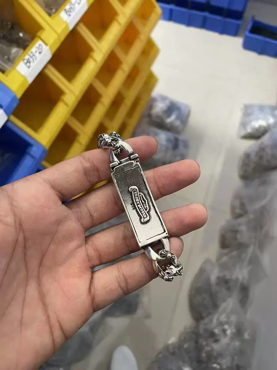 Retro domineering bracelet hip-hop personality men's cross bracelet