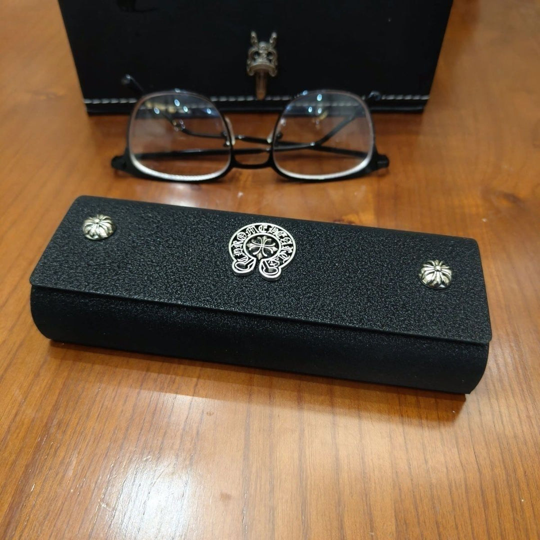 Chrome Hearts Handcrafted Glasses Case for Daily Storage