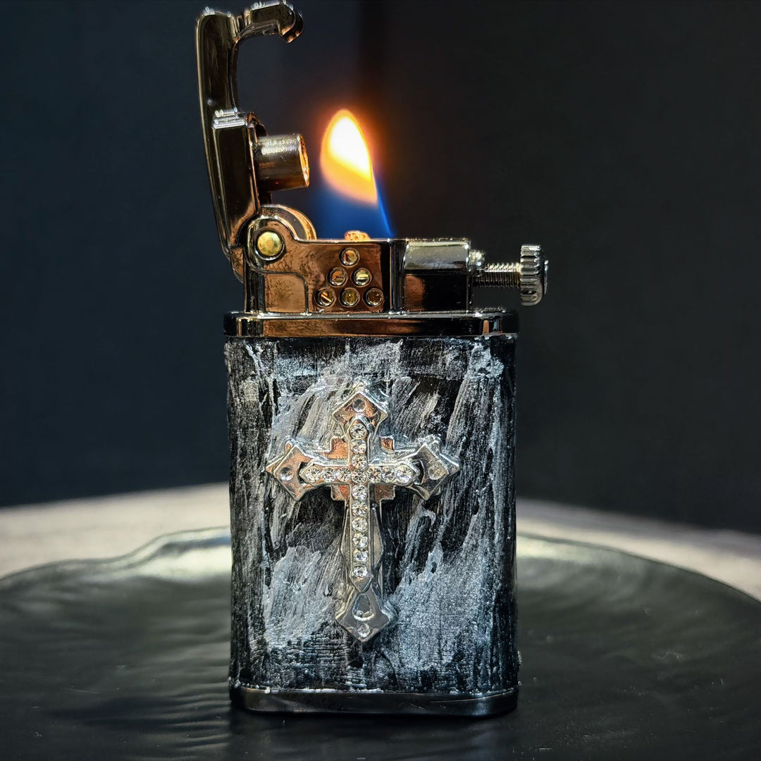 Chrome Hearts-Inspired Windproof Retro Lighter