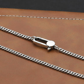 S925 silver horsewhip chain