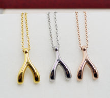 wishbone necklace