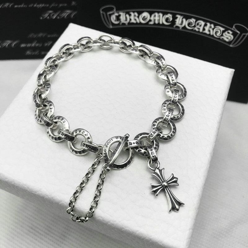 Chrome Hearts round buckle bracelet