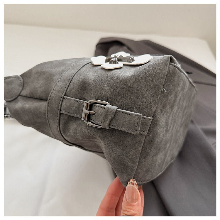 Chrome Hearts Black and White Patchwork Travel Bag
