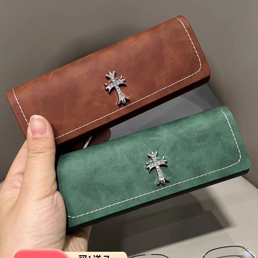 Chrome Hearts Cross Portable Retro Sunglasses Case
