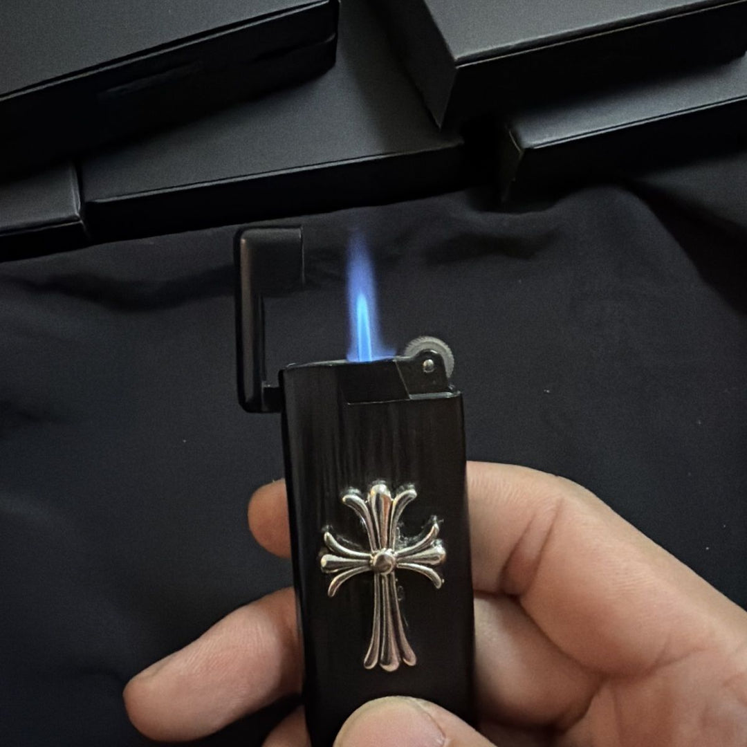 Chrome Hearts Durable Metal Flint-Wheel Lighter