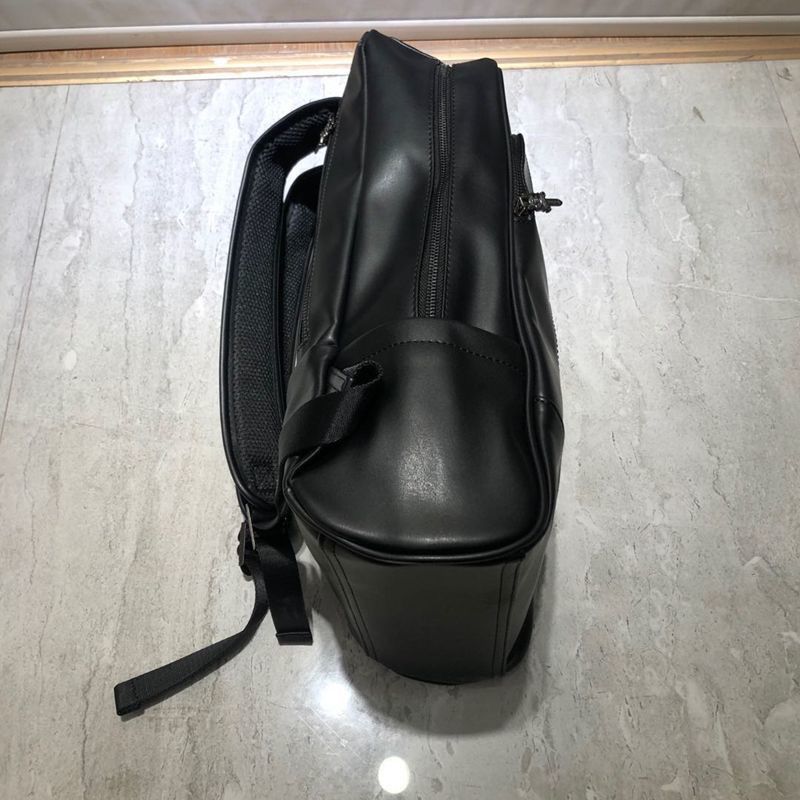 Chrome Hearts genuine leather rhinestone horseshoe backpack