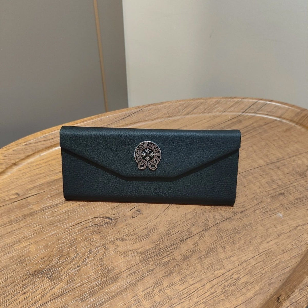 Chrome Hearts Portable Leather Eyeglasses Case