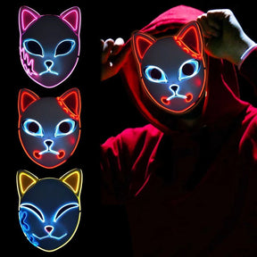 Halloween Demon Slayer Led luminous mask