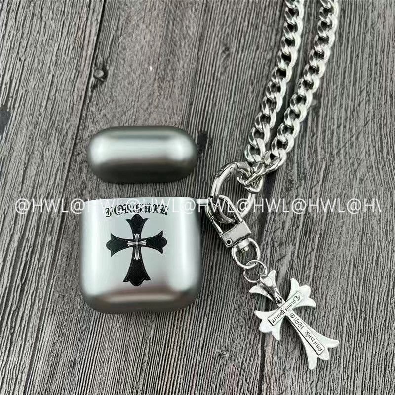 Chrome Hearts Pattern Apple Earphone Protective Case