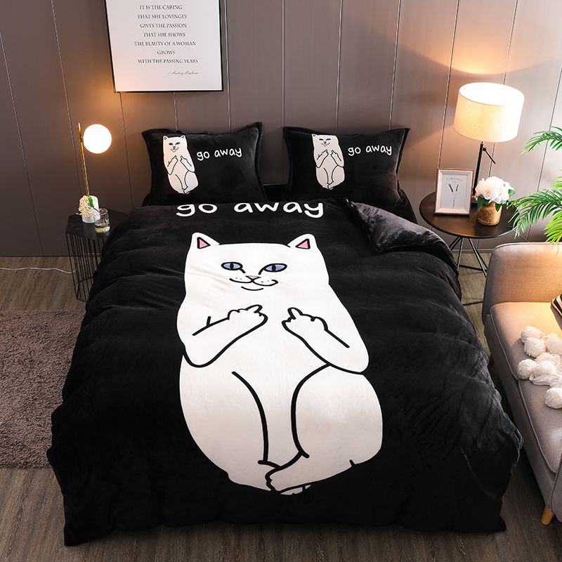 Chrome Hearts Coral Fleece Duvet Cover