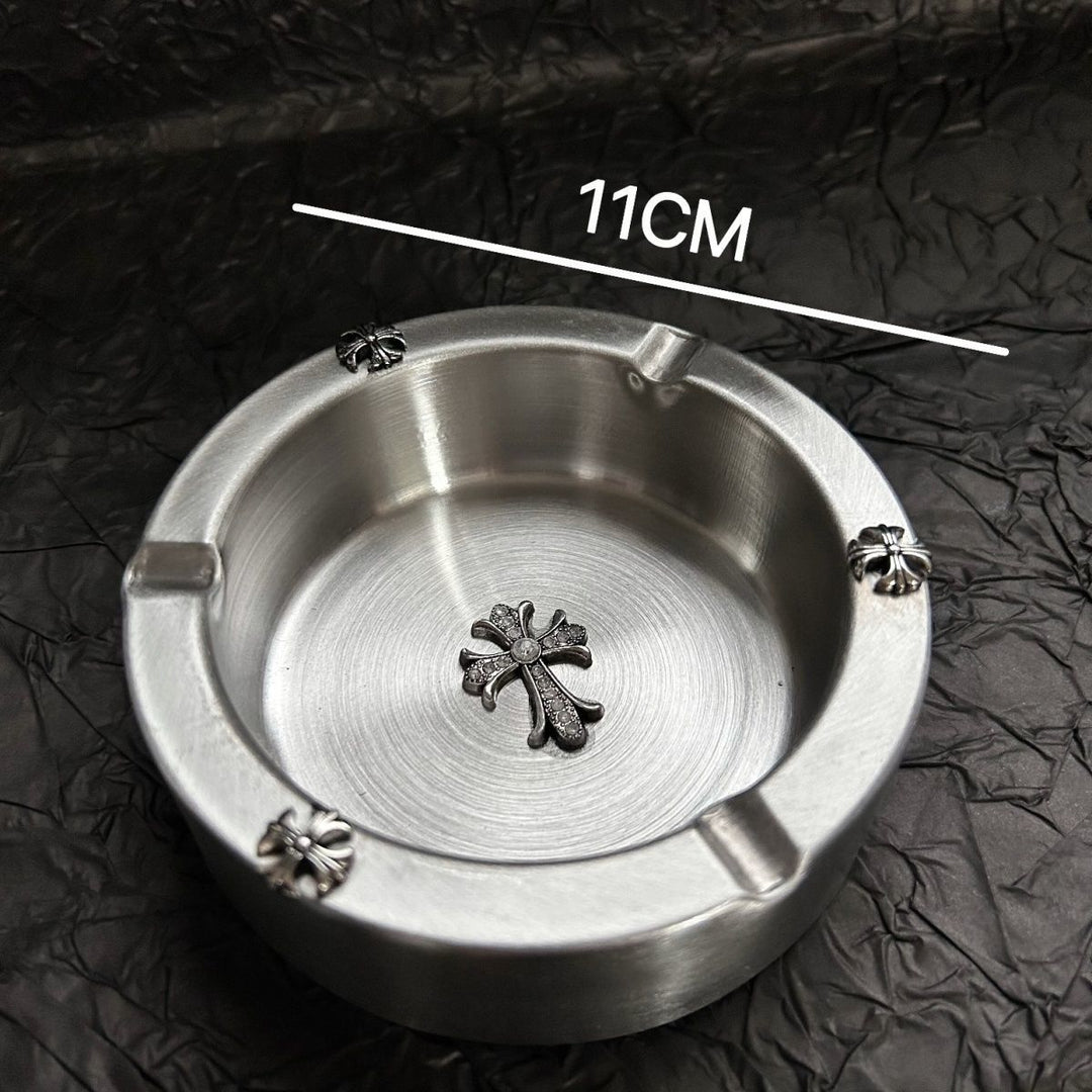 Chrome Hearts Vintage Stainless Steel Minimalist Ashtray