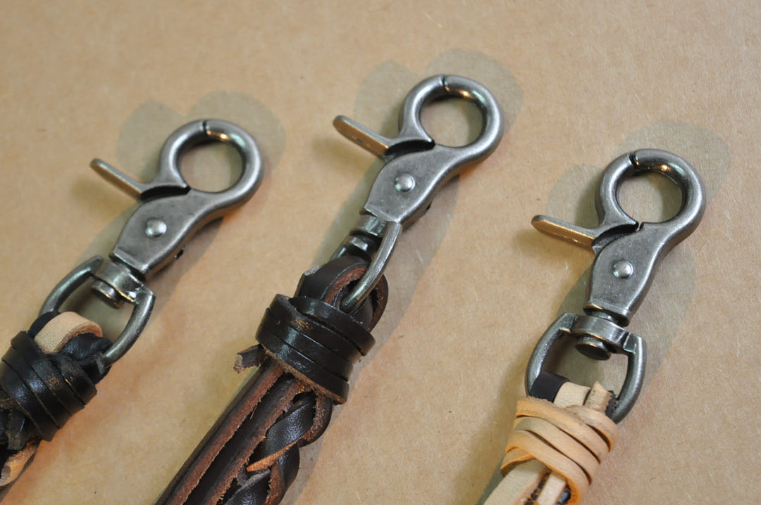 Purely Handcrafted Top-Grain Cowhide Keychain