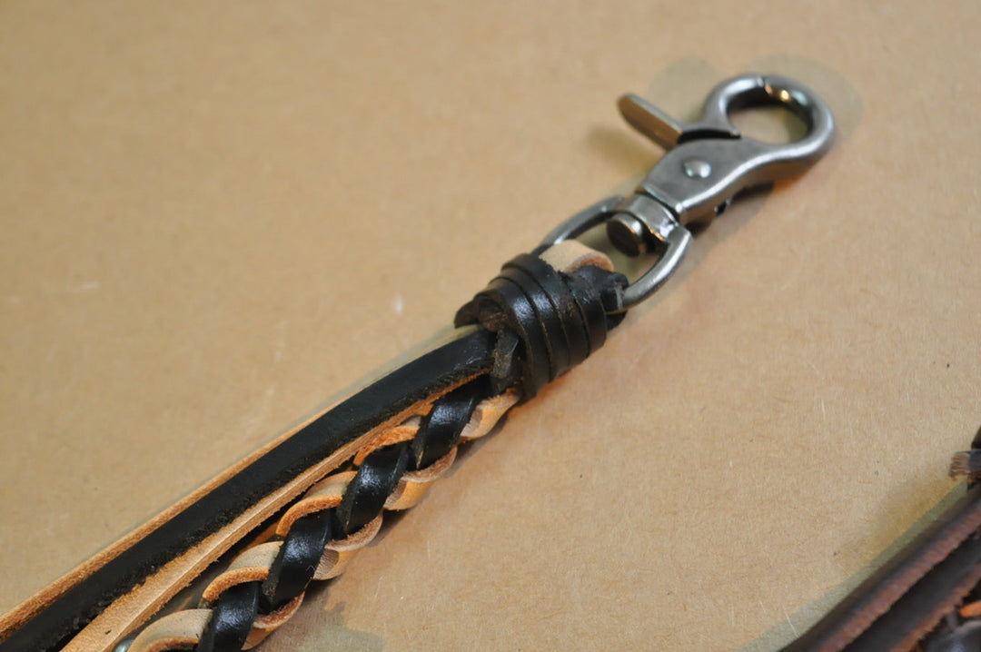 Purely Handcrafted Top-Grain Cowhide Keychain