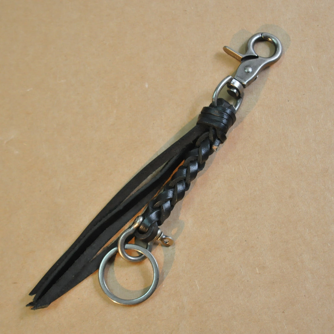 Purely Handcrafted Top-Grain Cowhide Keychain