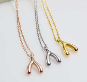 wishbone necklace