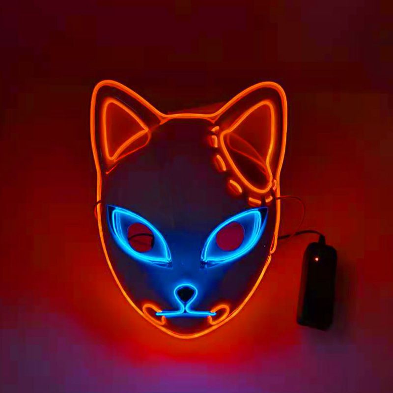 Halloween Demon Slayer Led luminous mask