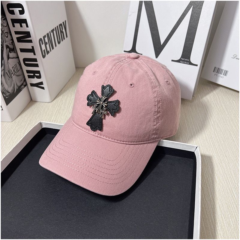 Chrome Hearts Retro Washed Cross Baseball Cap