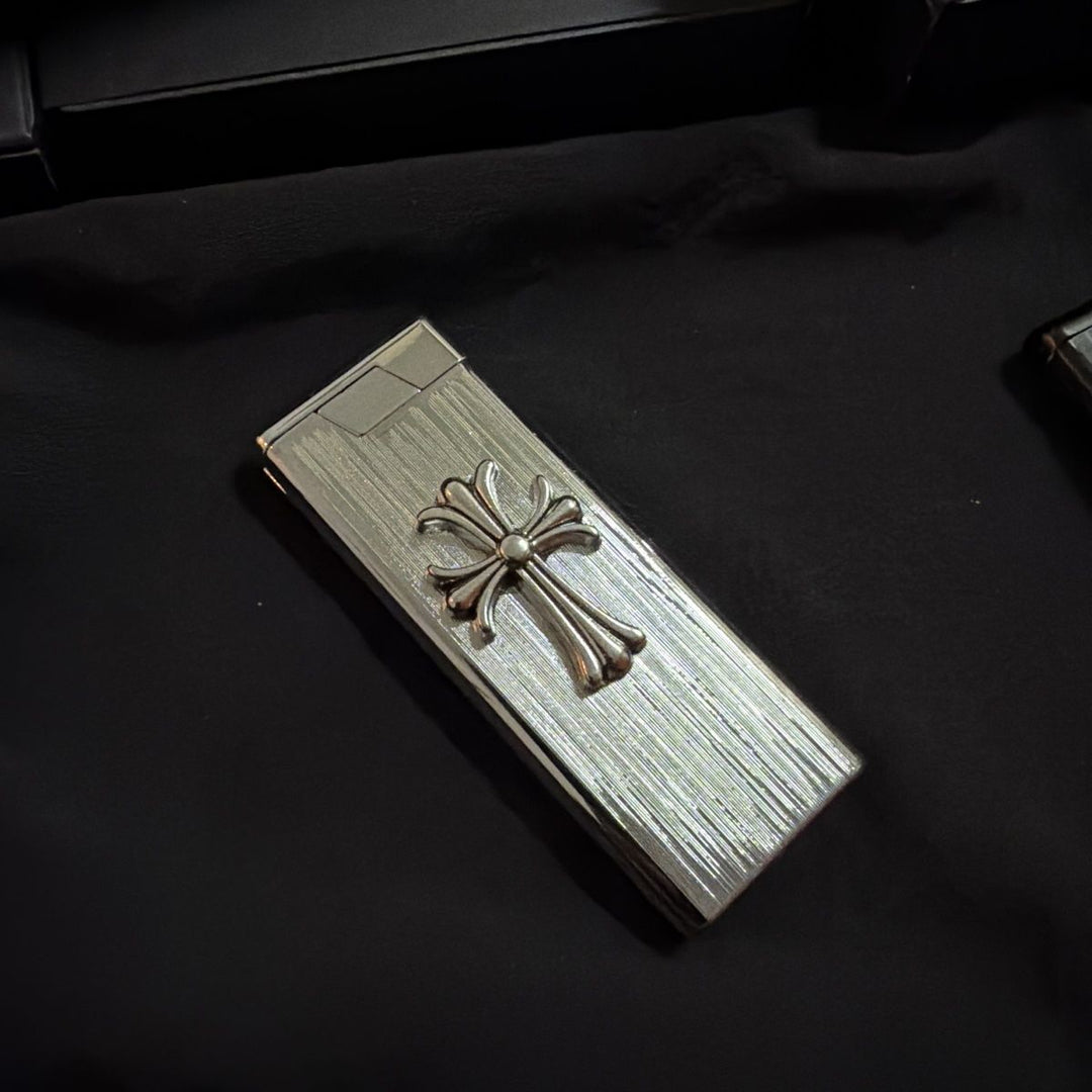 Chrome Hearts Durable Metal Flint-Wheel Lighter