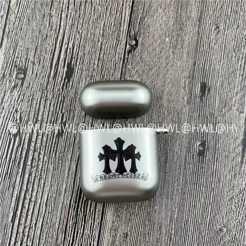 Chrome Hearts Pattern Apple Earphone Protective Case