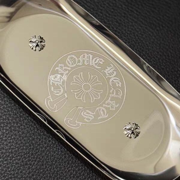 Chrome Hearts Stainless Steel Oval Metal Storage Tray
