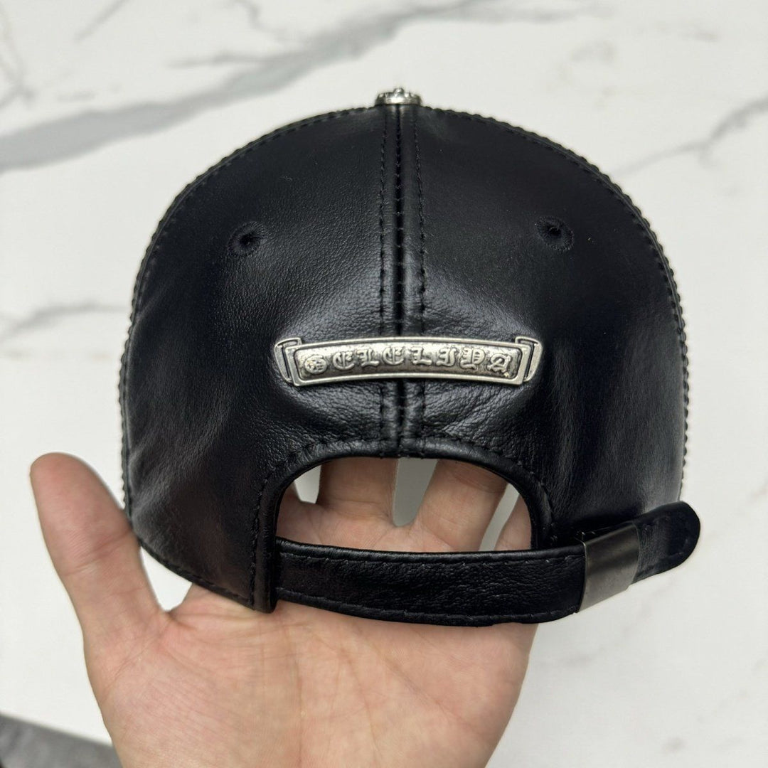 Chrome Hearts Top-Grain Cowhide Baseball Cap