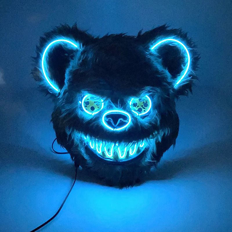 Halloween luminous bear mask