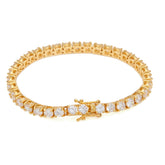 3mm4mm Tennis Chain Diamond Hip Hop One Row Bracelet