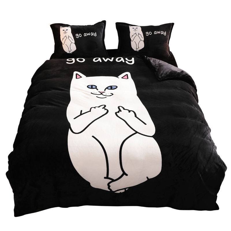 Chrome Hearts Coral Fleece Duvet Cover