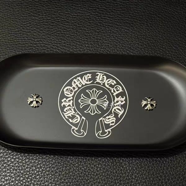 Chrome Hearts Stainless Steel Oval Metal Storage Tray