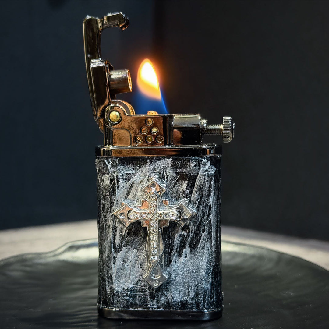 Chrome Hearts-Inspired Windproof Retro Lighter