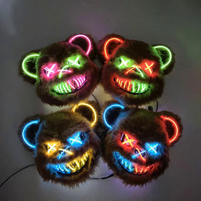 Halloween luminous bear mask